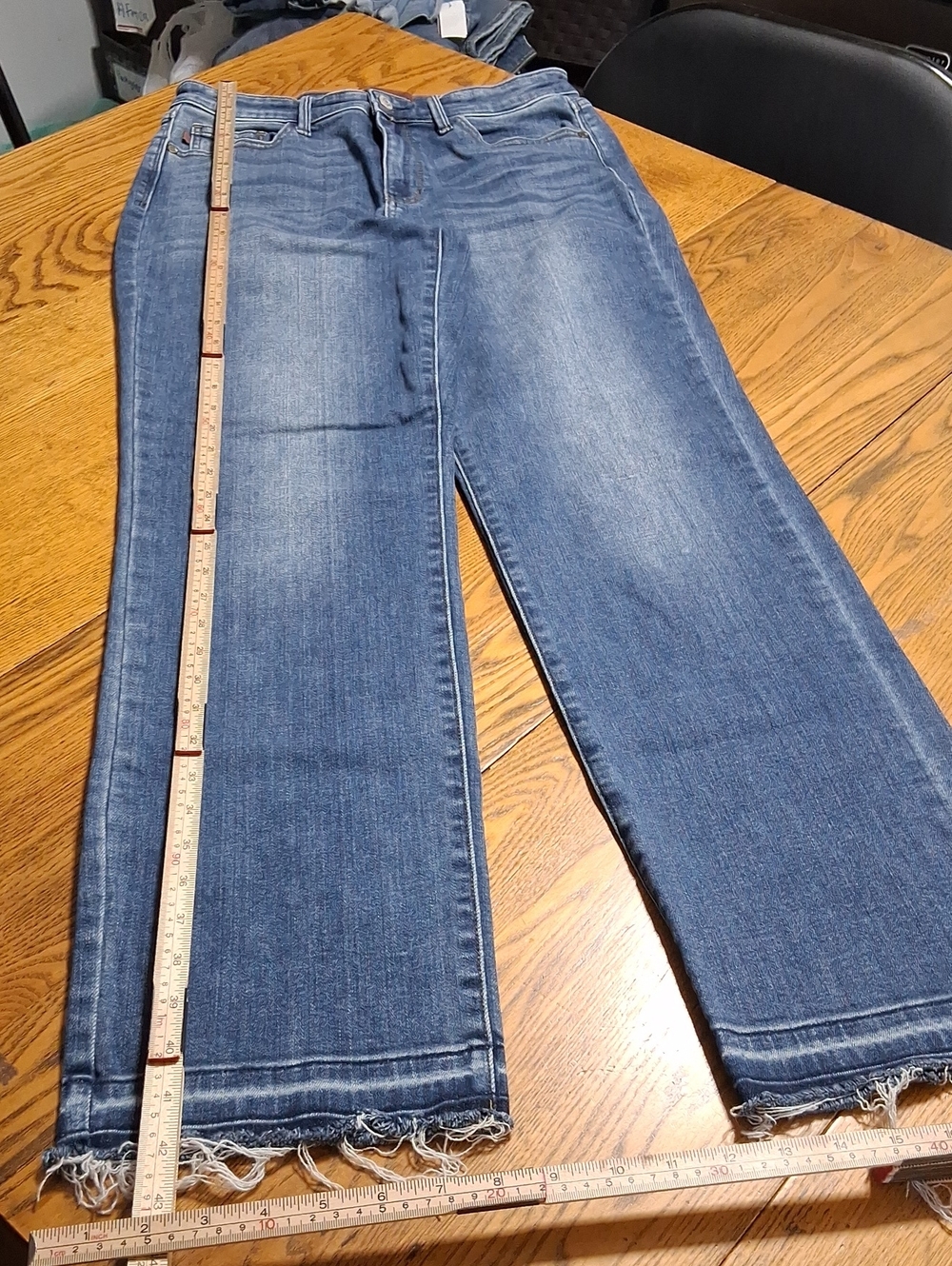 JUDY BLUE Jeans Womens 9 / 29 DAD Denim Preowned Used Pants RELEASED HEM